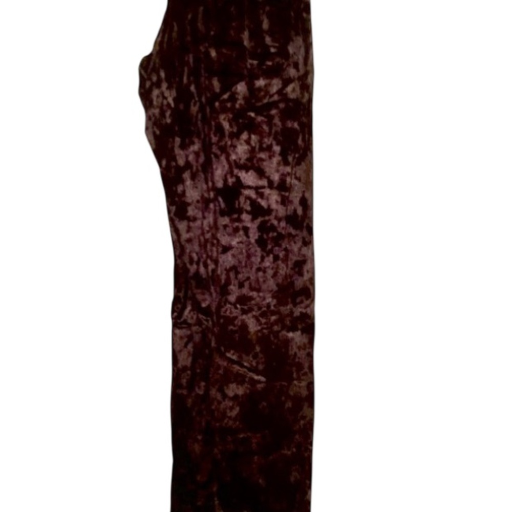 Womens Velvet Black Leggings